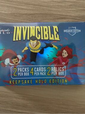 Invincible Keepsake Holo Edition Trading Card Box - Blue